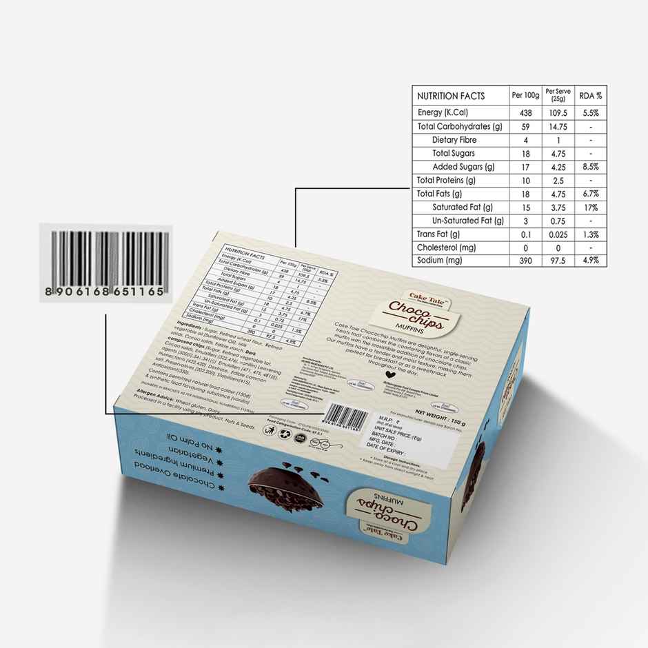 Zep Cake Muffin Chocochip Combo