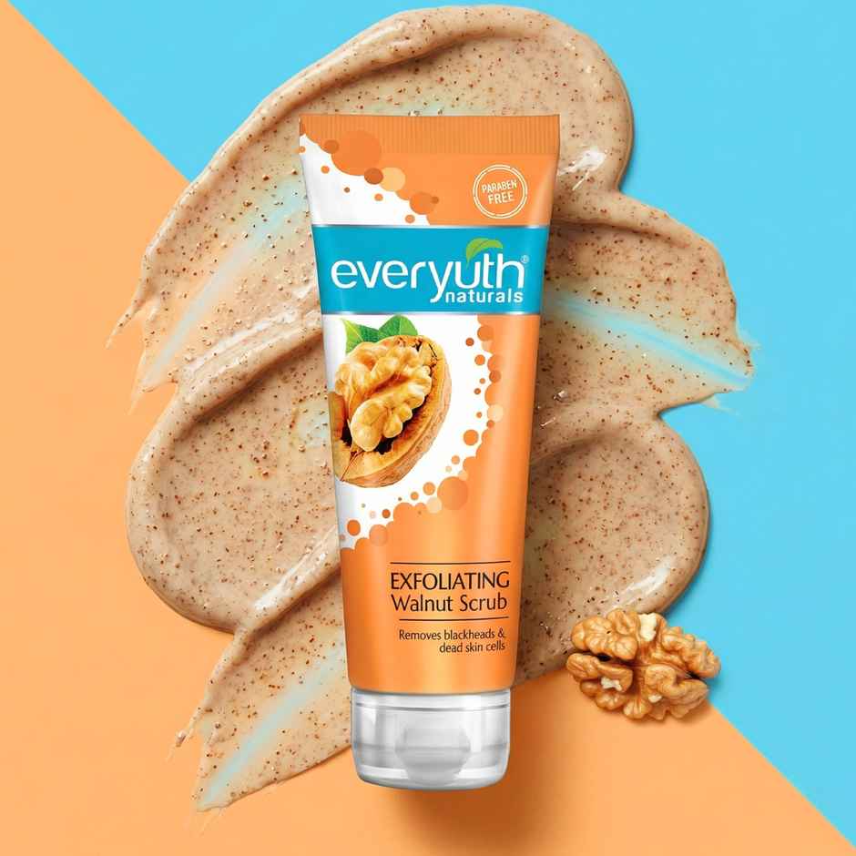 Everyuth Naturals Exfoliating Walnut Scrub for Blackheads & Dead Skin Cells