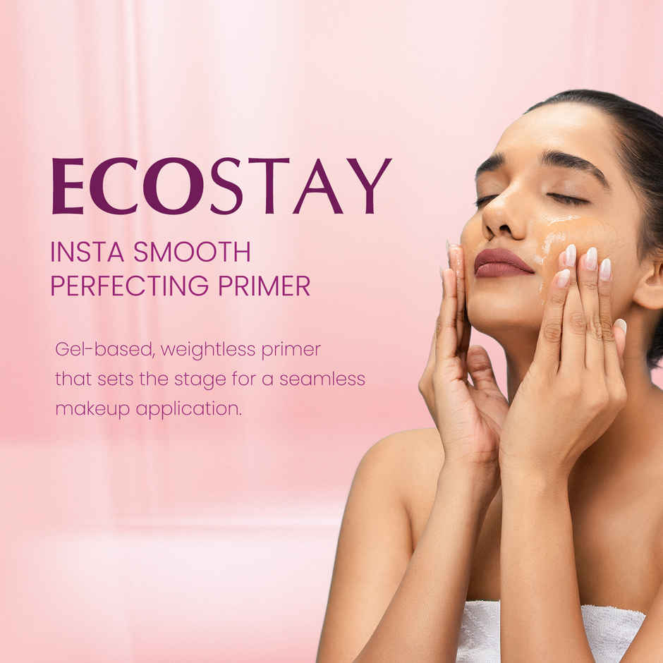 Lotus Make-Up Ecostay Insta Smooth Perfecting Primer | Vitamin E | Matte Finish | Oil Free