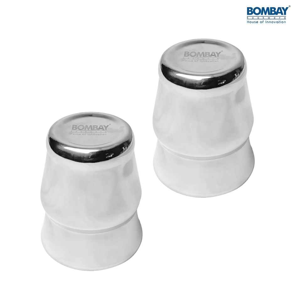 Bombay Kookware Stainless Steel Brezza Mug Pack Of 2