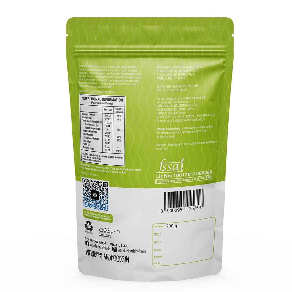 Wonderland Foods Mix Seeds Pouch