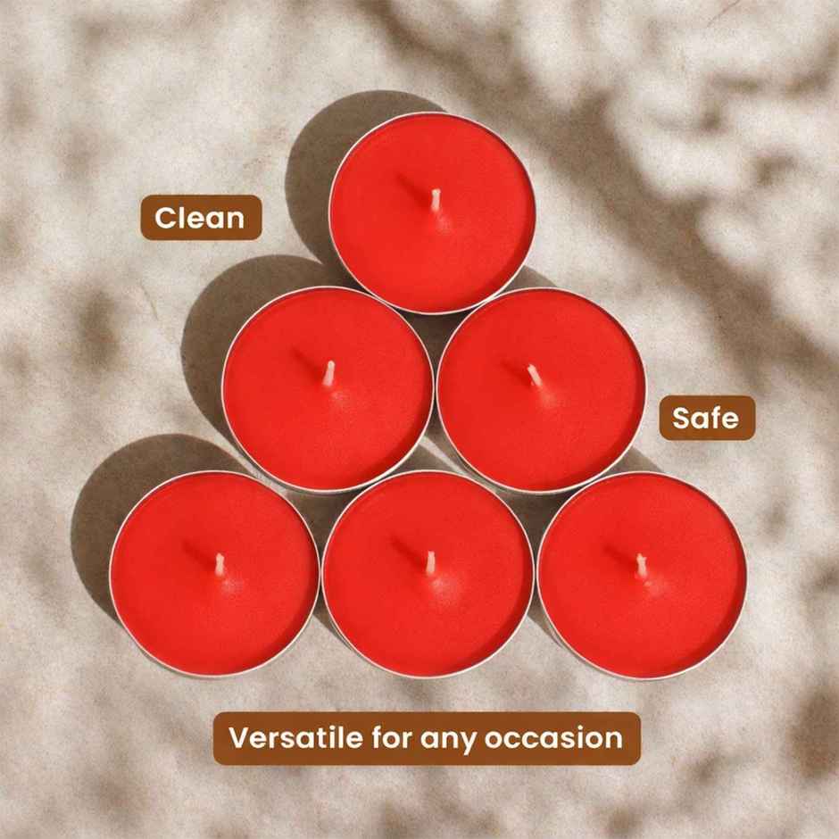 IRIS Rose Scented Tealight Candles