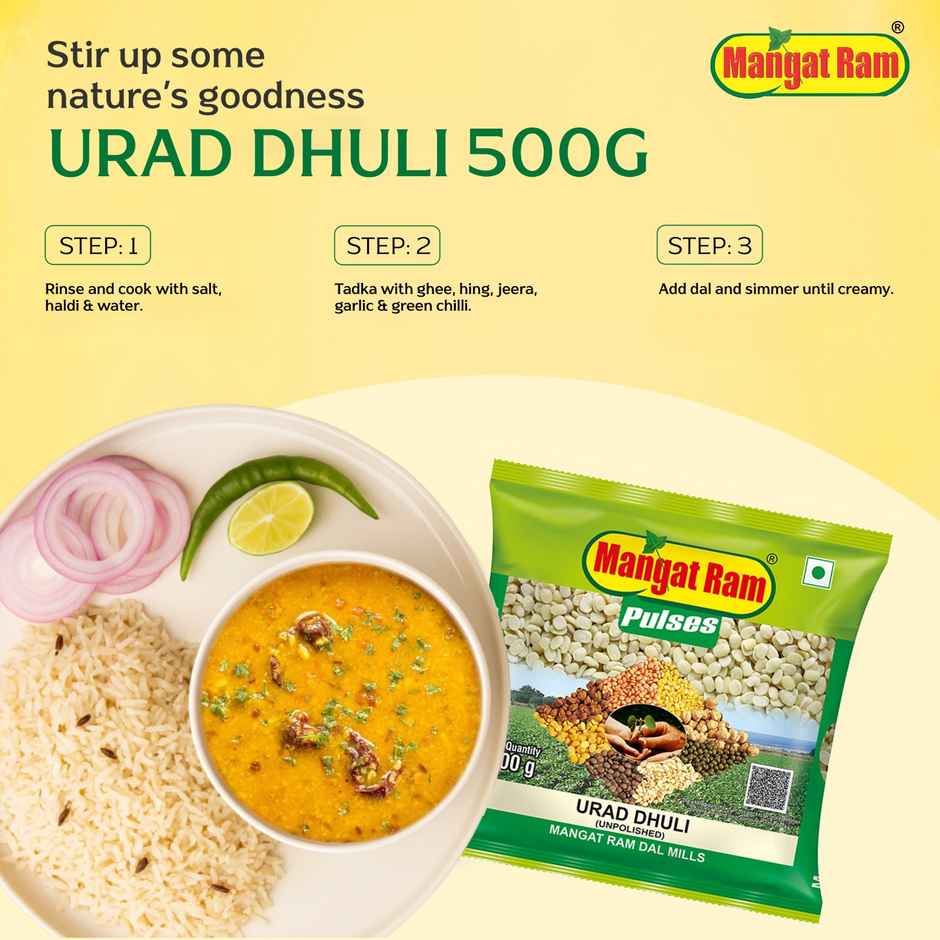Mangat Ram Unpolished Urad Dhuli