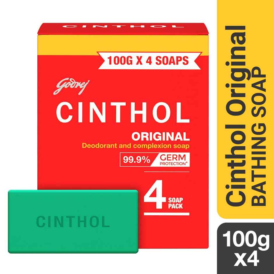 Cinthol Original Bath Soap - Value Pack, For Men & Women