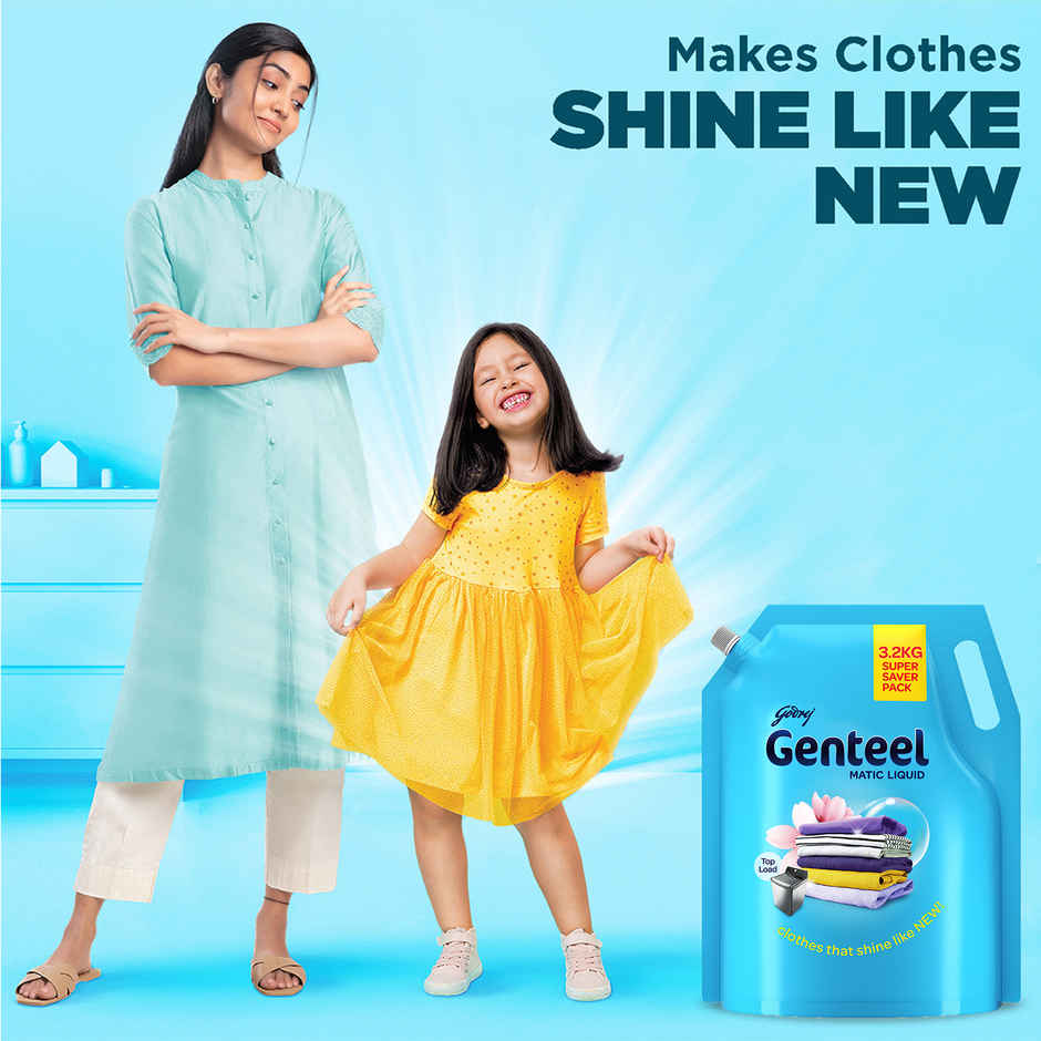 Godrej Genteel Matic Top Load Detergent Liquid Refill Pouch