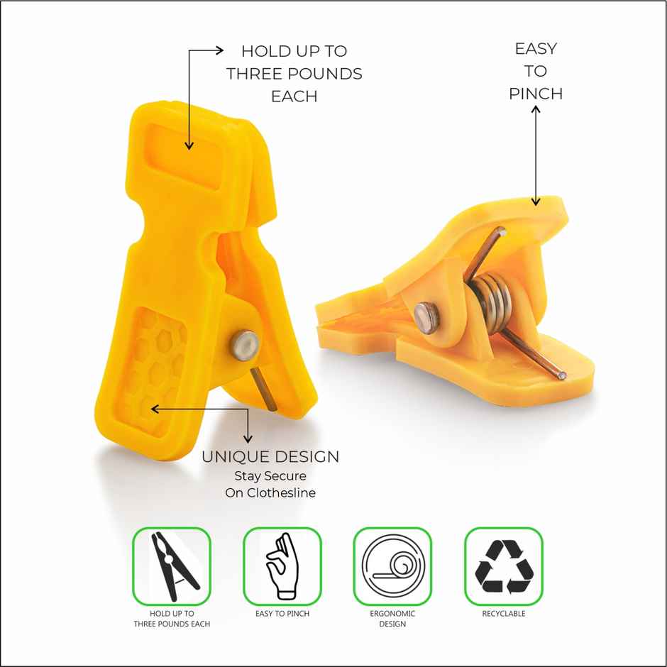 Jatin Flamingo Plastic Cloth Pegs | Assorted