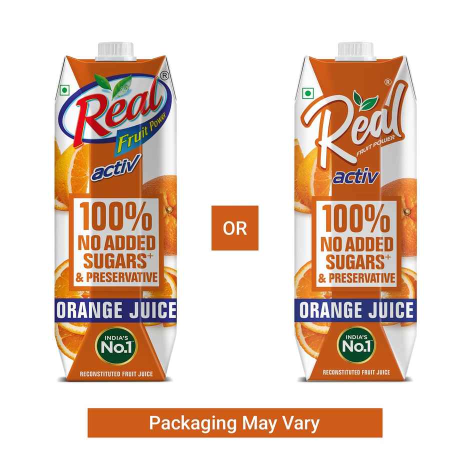 Dabur Real Activ Orange Juice | Fresh & Fruity