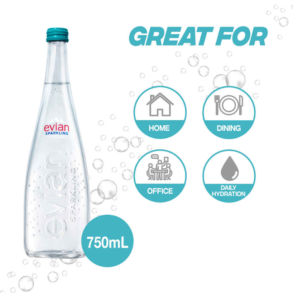 Evian Sparkling Water