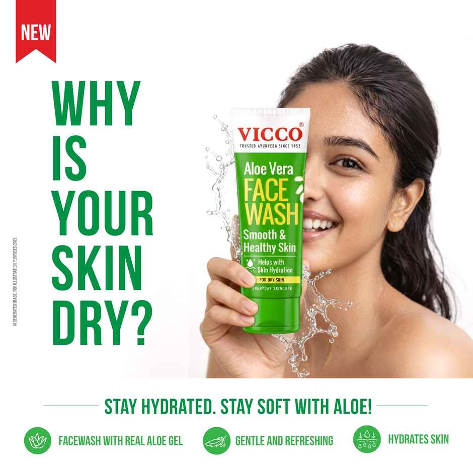 Vicco Aloevera Facewash
