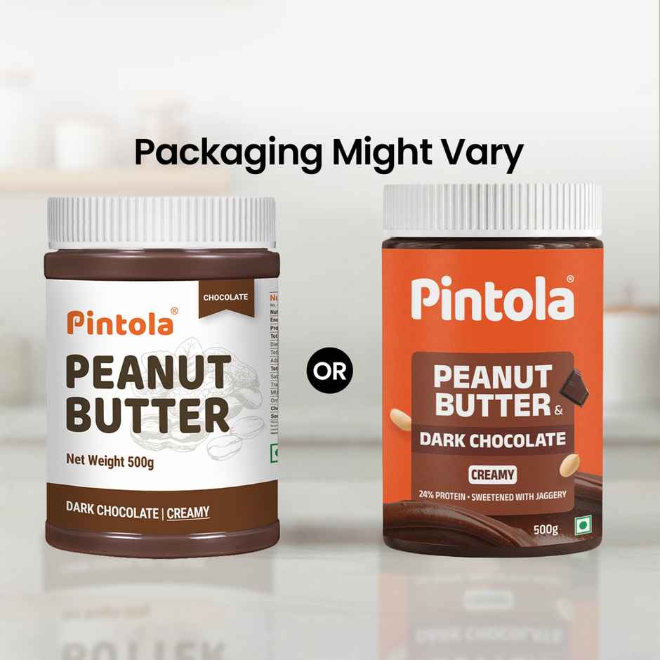 Pintola Peanut Butter Chocolate Flavour Creamy - 18.6g Protein & 5.2g Dietary Fiber