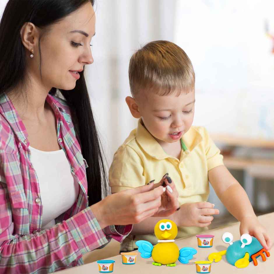 Fundough Funskool Pond Friends, Play Dough, Child-Safe Clay