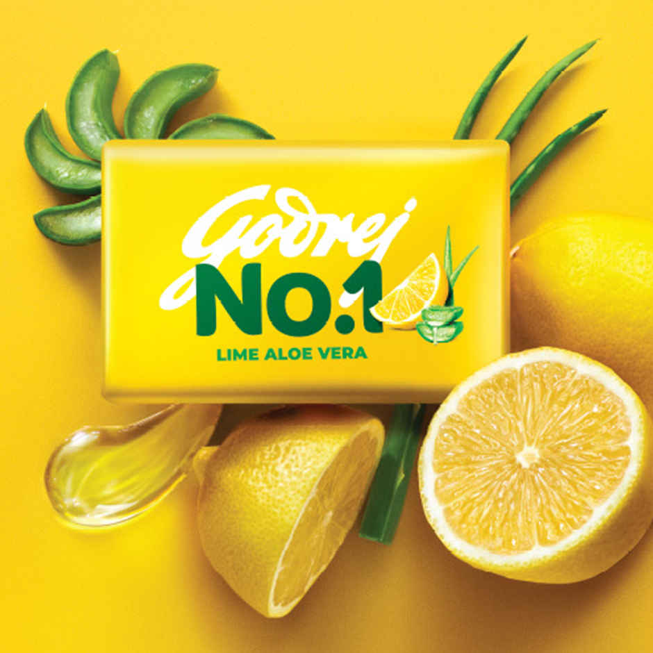 Godrej No.1 Bath Soap - Lime & Aloe Vera