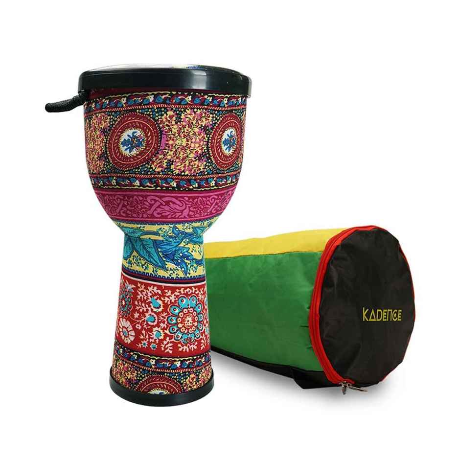 Kadence Djembe Drum 8 Inch Fiber Skin | African Hand Carved Percussion Drum - 8 Inch | Kad-Dje-8