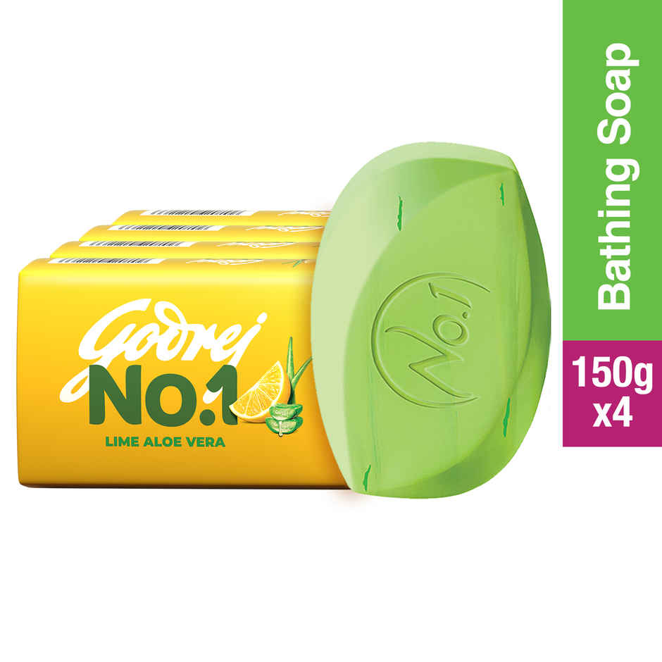Godrej No.1 Bath Soap - Lime & Aloe Vera