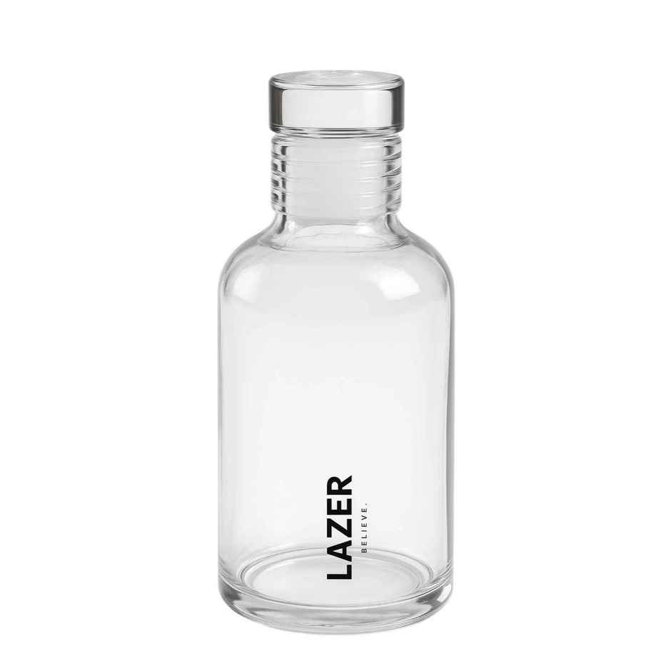 Lazer Pure Borosilicate Glass Water Bottle | BPA-Free, Eco-Friendly | Durable & Leak-Proof - 300 ml