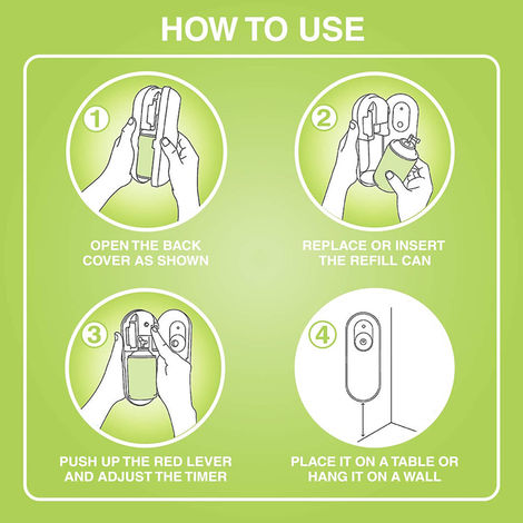 Godrej Aer Matic Fresh Lush Green Automatic Room Fresheners Refill