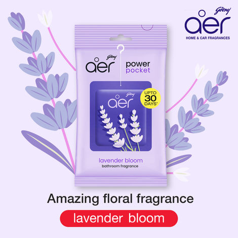 Godrej Aer Lavender Bloom Power Pocket Bathroom Freshener