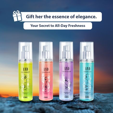 AND by Ajmal Body Mist Gift Set For Women With Chic Connect 