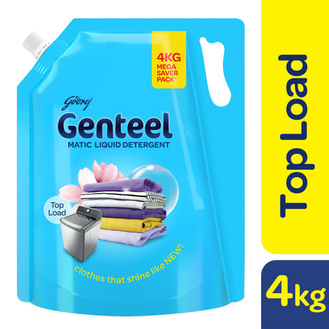 Genteel Liquid Detergent Refill Pouch - Top Load