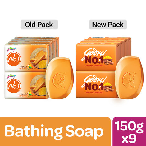 Godrej No.1 Sandal And Turmeric Bath Soap