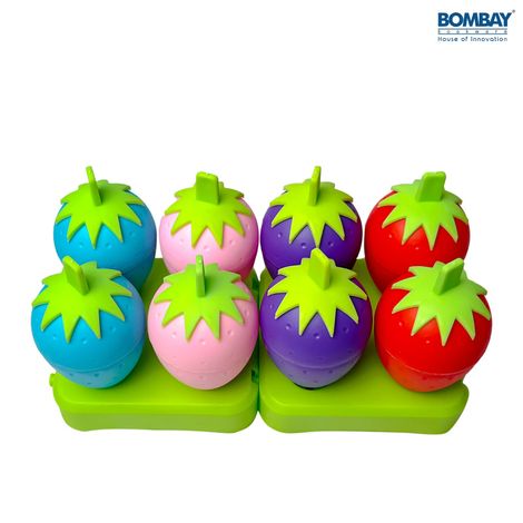 Bombay Kookware Manual Ice Cream Maker | 8 Popsicles Multicolor