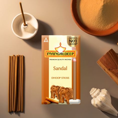 Mangaldeep Dry Dhoop Sticks | Sandal