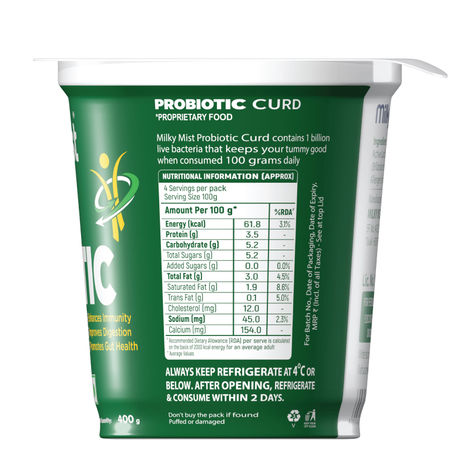 Milky Mist Probiotic Curd Cup