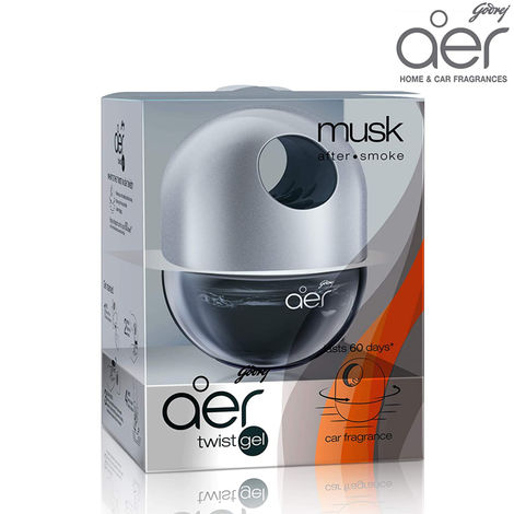 Godrej Aer Twist Car Air Freshener Gel Car Accessories Musk After Smoke