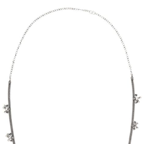 Teejh Teejh Menaka Silver Oxidised Ghungroo Kamarbandh
