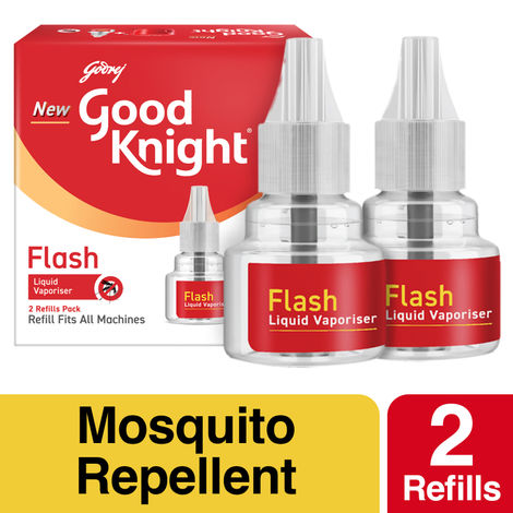 Hit Crawling Cockroach Killer Spray With Deep-Reach Nozzle (400ml) & Good Knight Flash Liquid Vapourizer Mosquito Repellent Refill (90ml) Combo