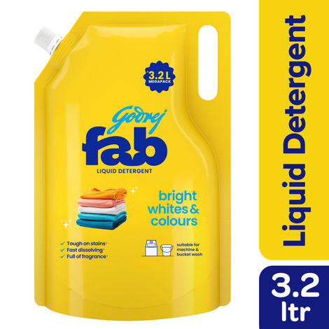 Godrej Fab Washing Machine Detergent Liquid Refill Pouch