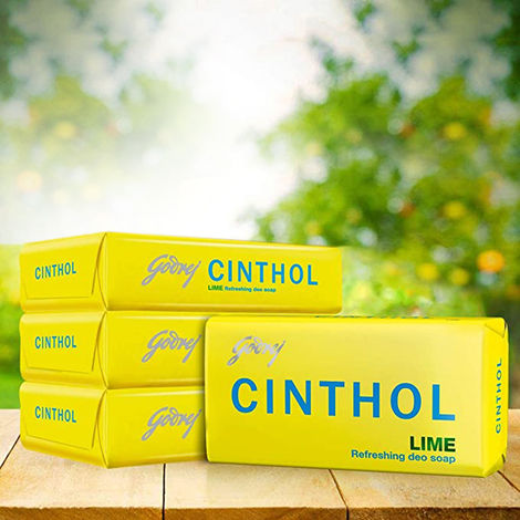 Cinthol Lime Bath Soap - Grade 1 Soap - For All Skin Types