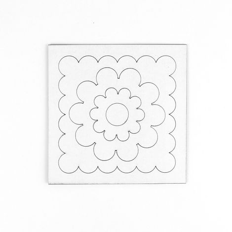 Wall Hanging 6 Inch Colour Bloom | Tota