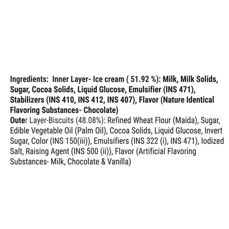 Milky Mist Round Sandwich Chocolate