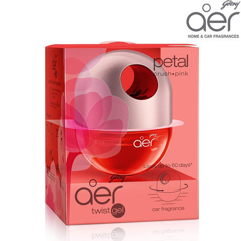 Godrej Aer Twist Car Air Freshener Gel Car Accessories Petal Crush Pink