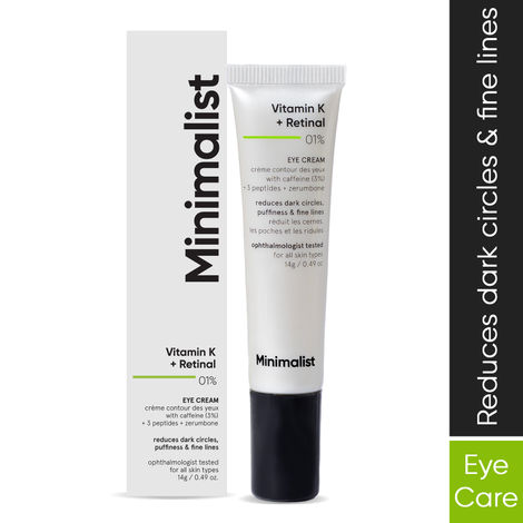 Minimalist Vitamin K + Retinal 01% Under Eye Cream