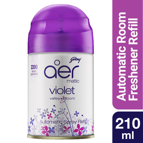 Godrej Aer Matic Violet Valley Bloom Automatic Room Fresheners Refill
