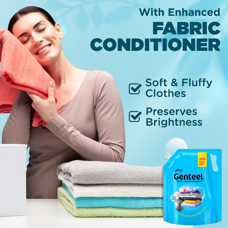 Genteel Liquid Detergent Refill Pouch - Top Load