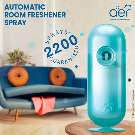 Godrej Aer Matic Cool Surf Blue Automatic Room Fresheners | Kit (Machine + 1 Refill)