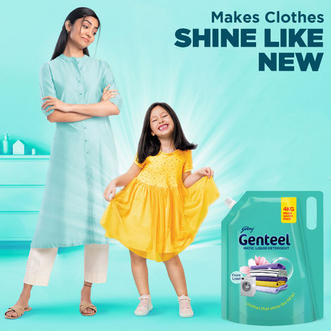 Genteel Liquid Detergent Refill Pouch - Front Load