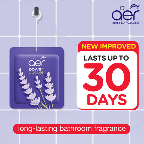 Godrej Aer Lavender Bloom Power Pocket Bathroom Freshener