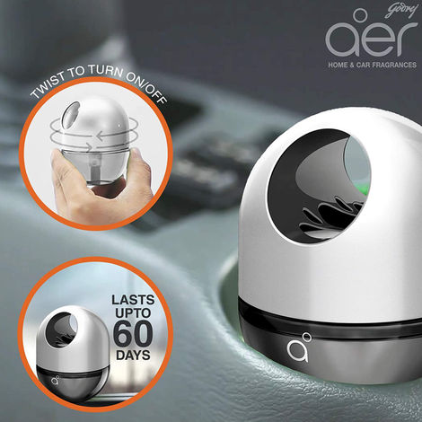 Godrej Aer Twist Car Air Freshener Gel Car Accessories Musk After Smoke
