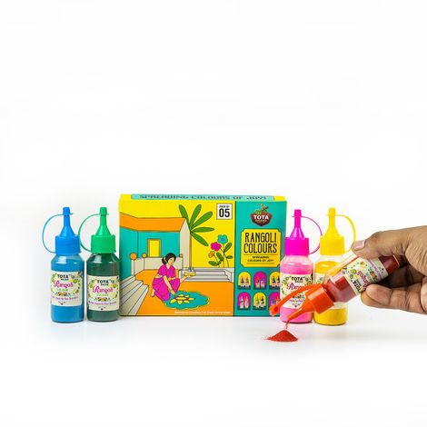 Squeeze Me Rangoli | Pack Of 5 | Tota