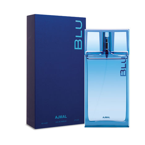 Ajmal Blu Edp Ml Long Lasting Scent Spray Citrus Perfume Gift For Men