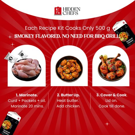 Hidden Chefs Tandoori Chicken Recipe Kit
