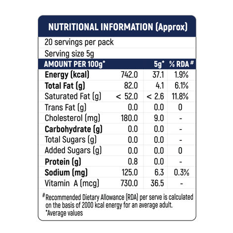 Milky Mist Cooking Butter Unsalted