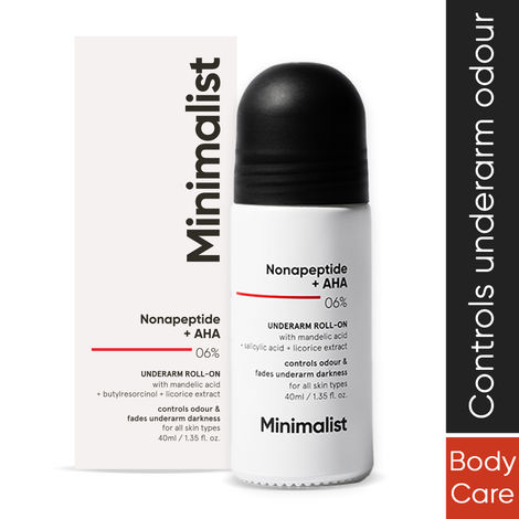 Minimalist Nonapeptide + Aha 06% Underarm Roll On