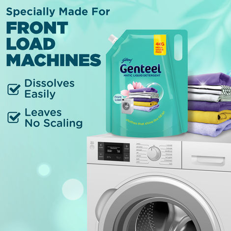Genteel Liquid Detergent Refill Pouch - Front Load