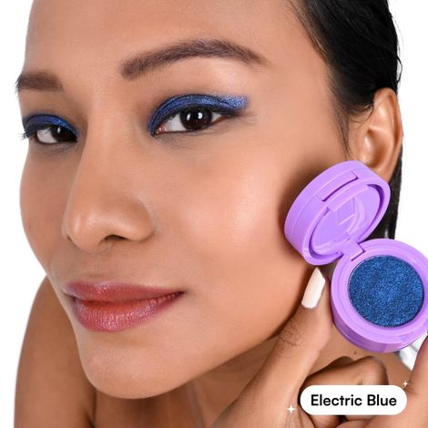 Gush Beauty Eye Like It Stacked | Easy To Blend 4 In 1 Eyeshadow Palette | Heavy Metal | Pearl, Blue, Starlight, & Bronze