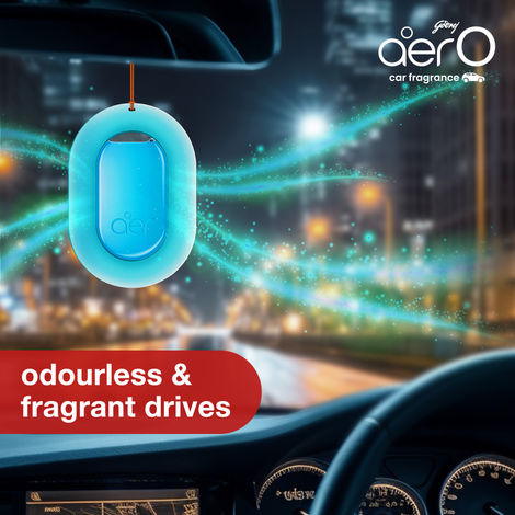 Godrej Aer O - Hanging Car Air Freshener - Cool Aqua